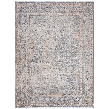 Safavieh 2 ft. 2 in. x 8 ft. Winston Collection Contemporary Rectangle Power Loomed Rug Navy & Creme WNT353N-28